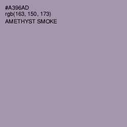 #A396AD - Amethyst Smoke Color Image